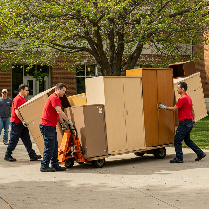 نقل اثاث احترافي وآمن نقل أثاث فنادق وجامعات